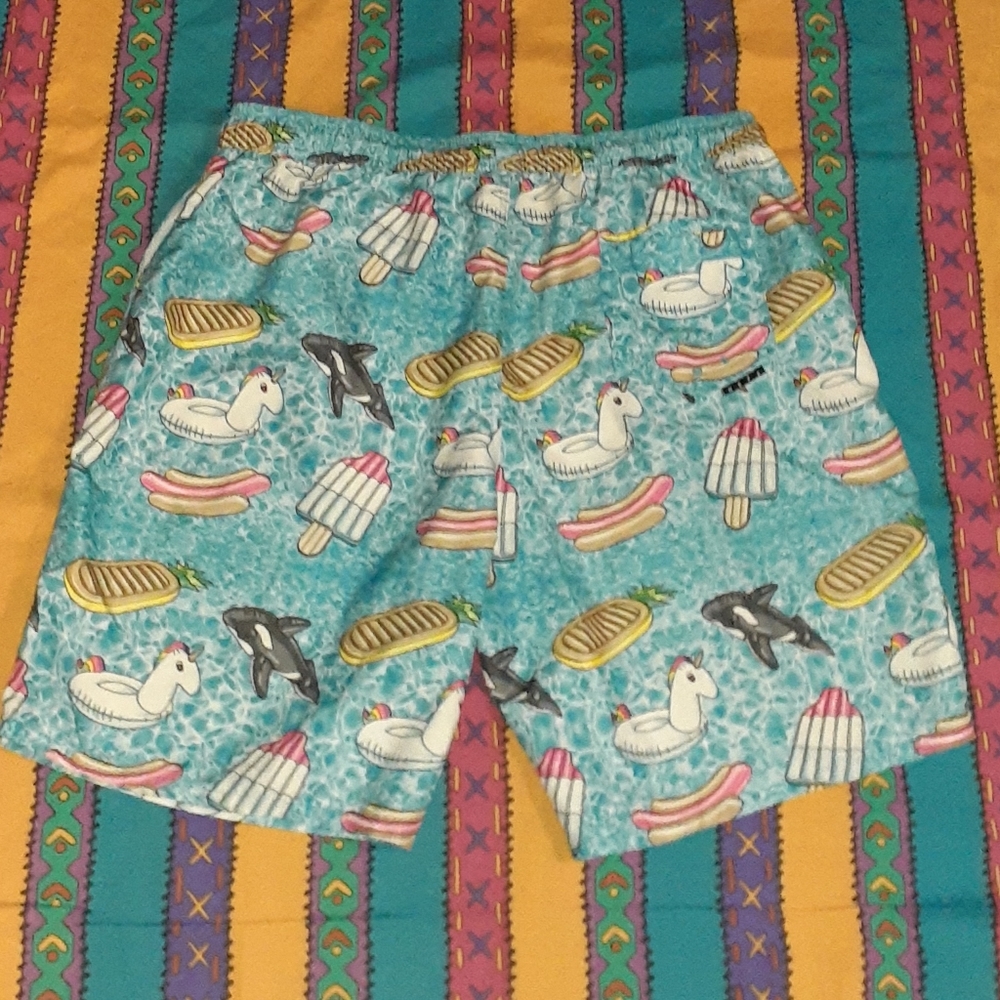 Neff Pool Float All Over Print Board Shorts Swimm… - image 2